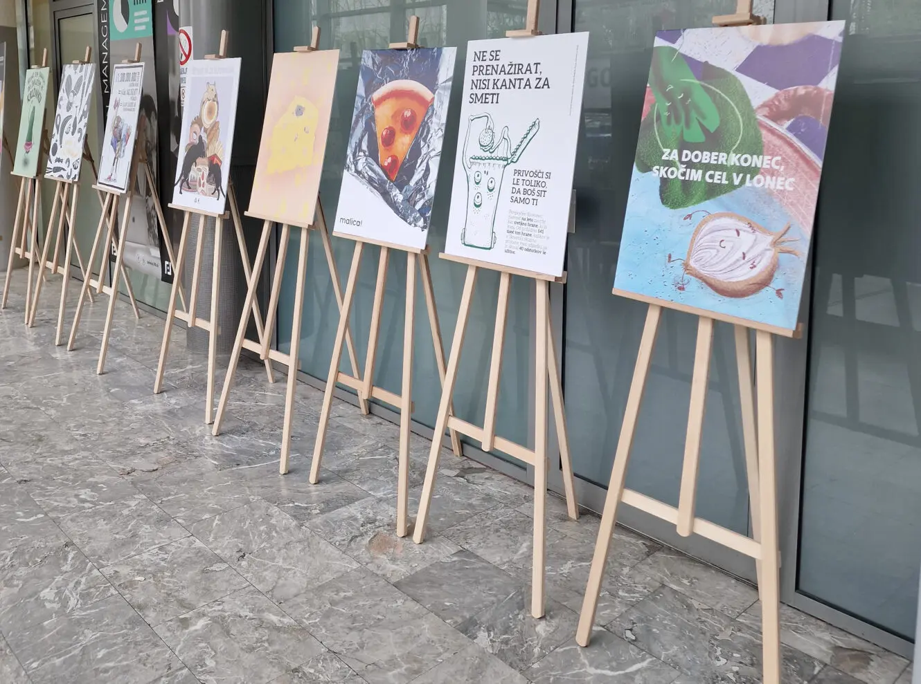 Dan brez zavržene hrane – razstava izbranih plakatov na FD