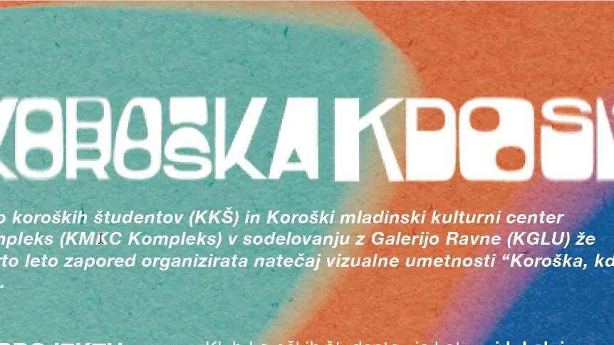 Natečaj vizualne umetnosti “Koroška kdo si?