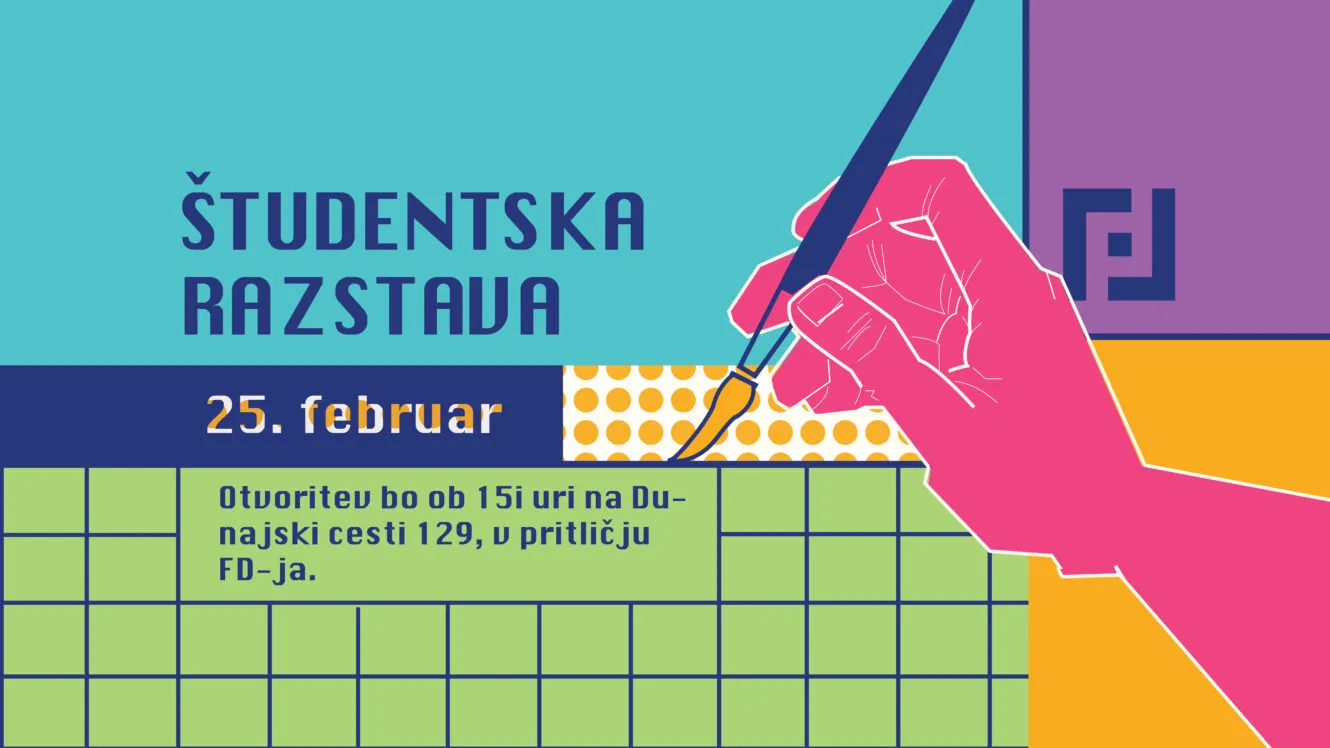 Vabilo na 2. študentsko razstavo FD