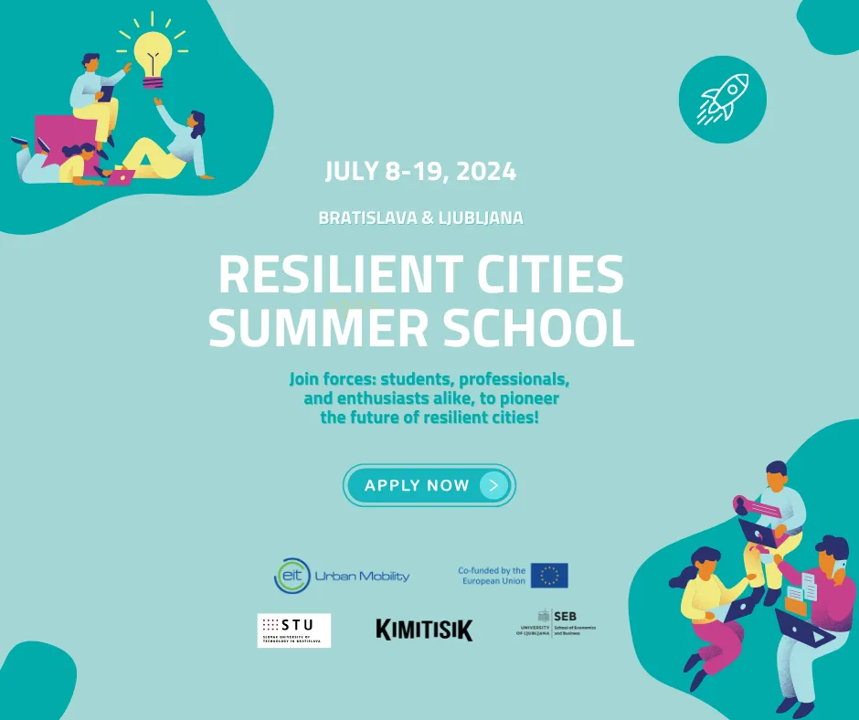 Poletna mednarodna šola “Resilient Cities” v Ljubljani in Bratislavi