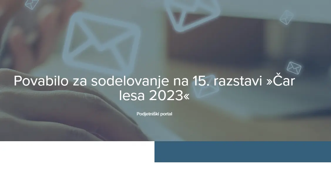 Povabilo za sodelovanje na 15. razstavi »Čar lesa 2023«