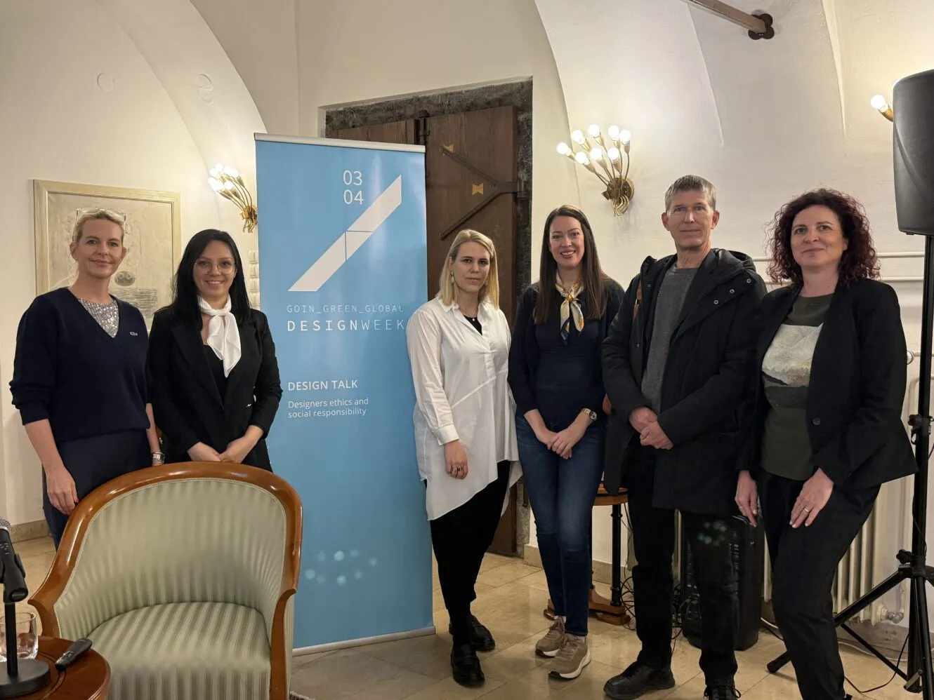 GoinGreenGlobal 2025: Design Talk za mlade oblikovalce in predstavitev Young Designers Circle v Mestni hiši