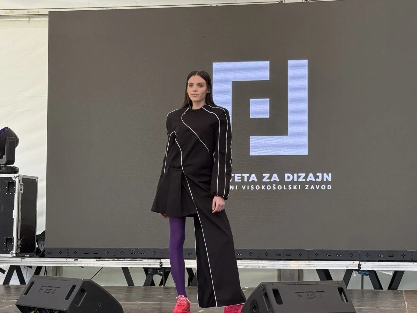 Utrinki z modne revije na Festivalu čokolade v Radovljici