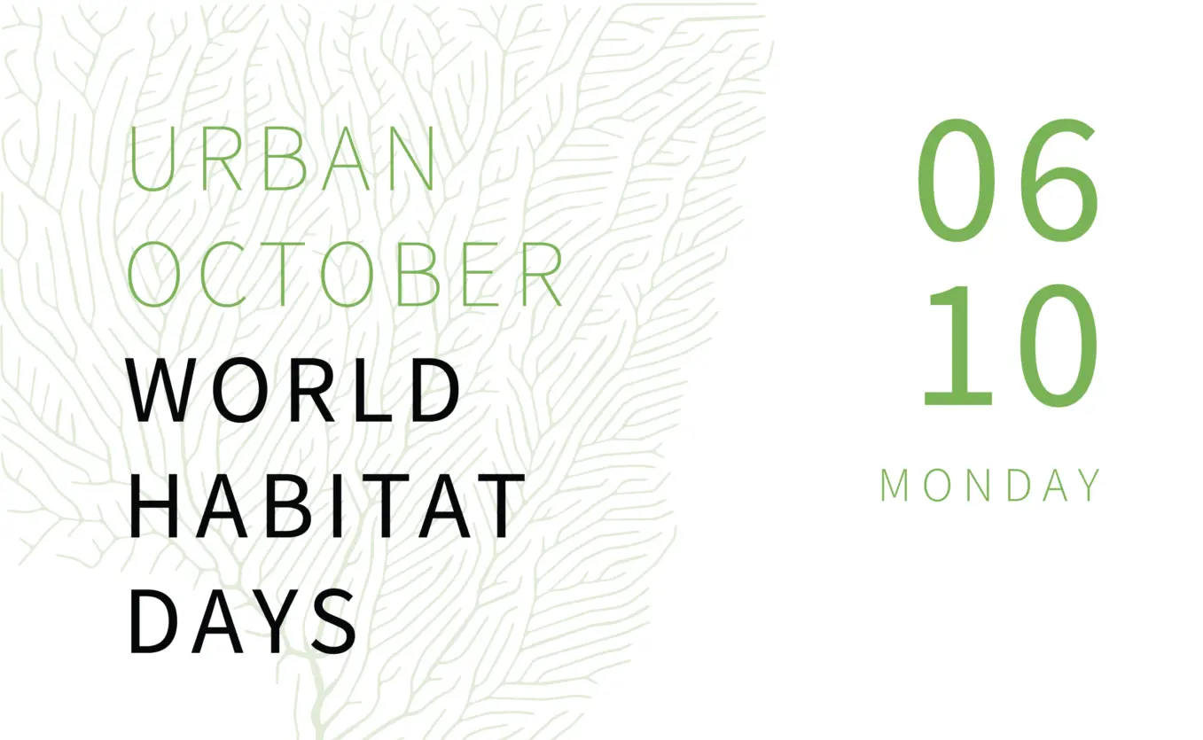Otvoritev World Habitat Days – Urban October – ponedeljek, 6. oktober!