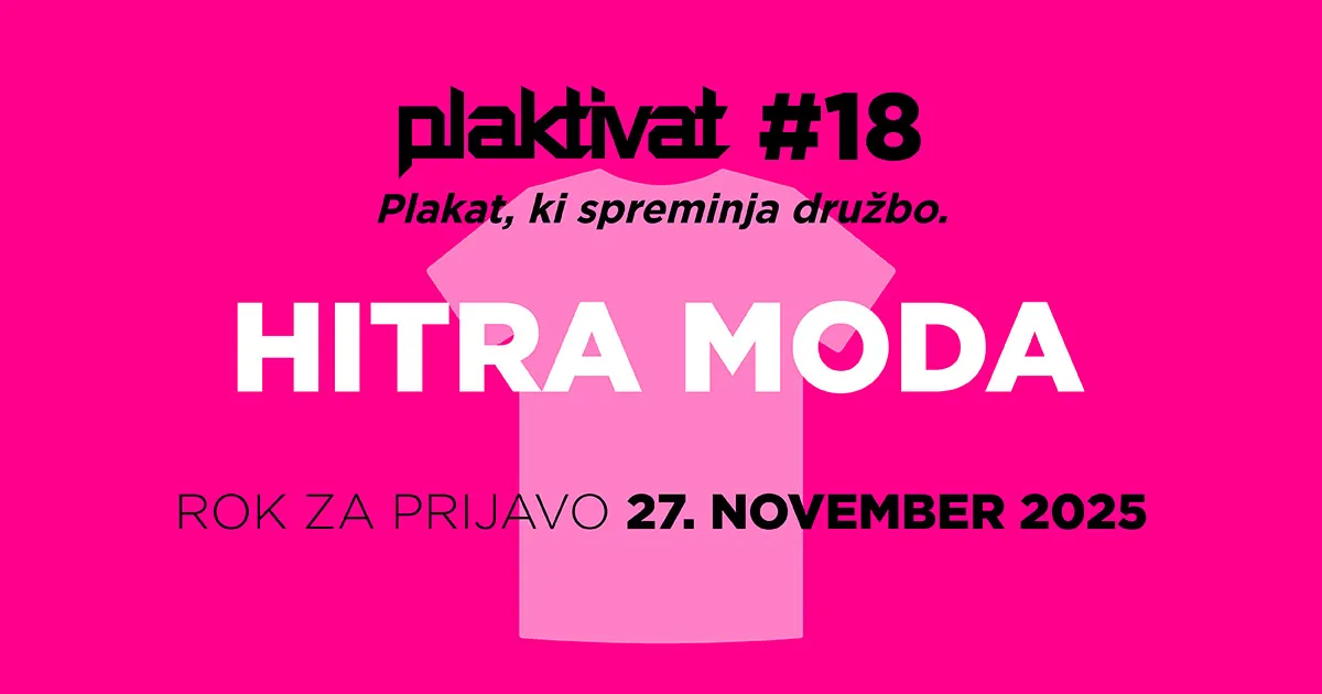 Spodbujamo k sodelovanju – natečaj Plaktivat #18: HITRA MODA (TAM-TAM)