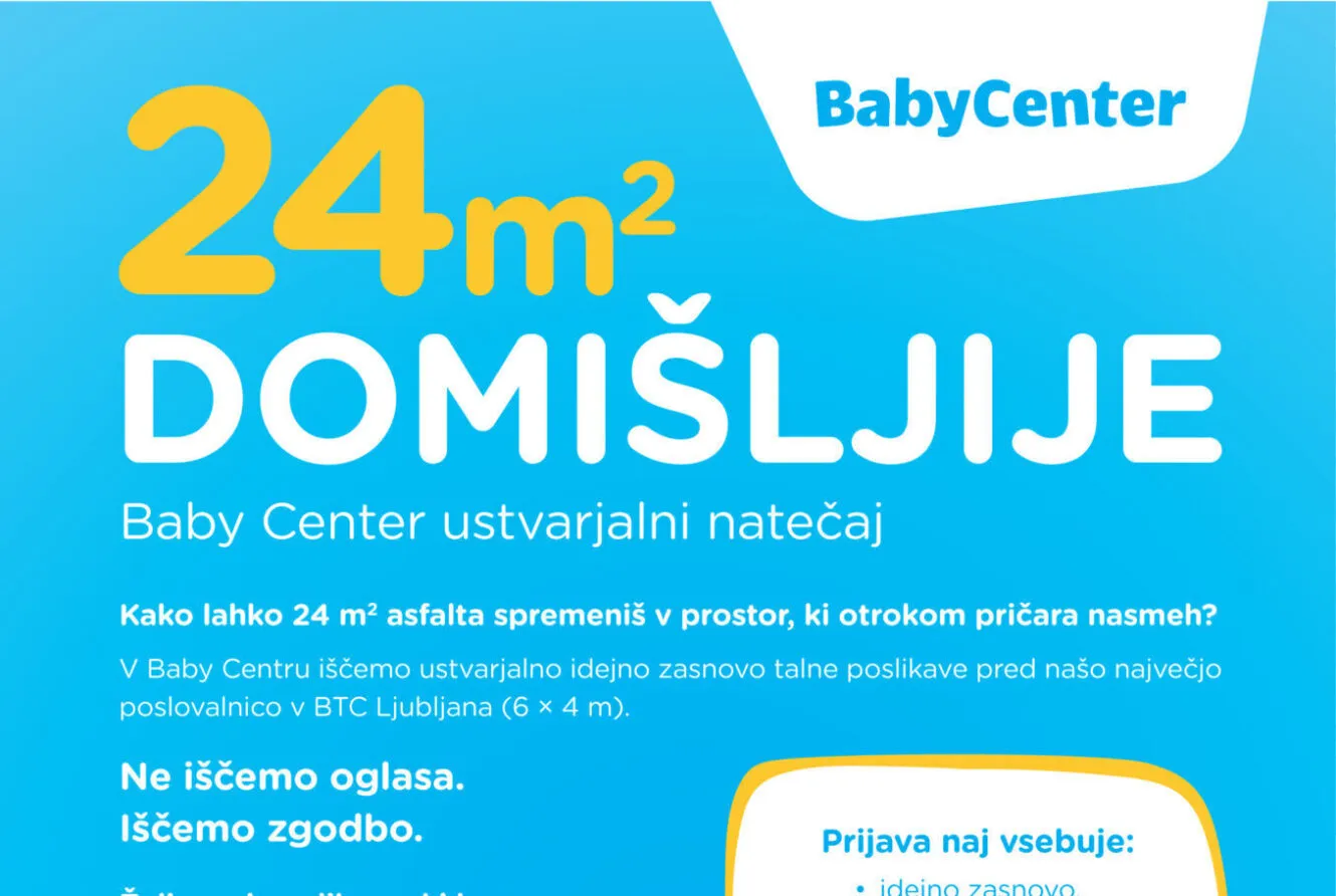 Priložnost za kreativno delo – natečaj Baby Center!