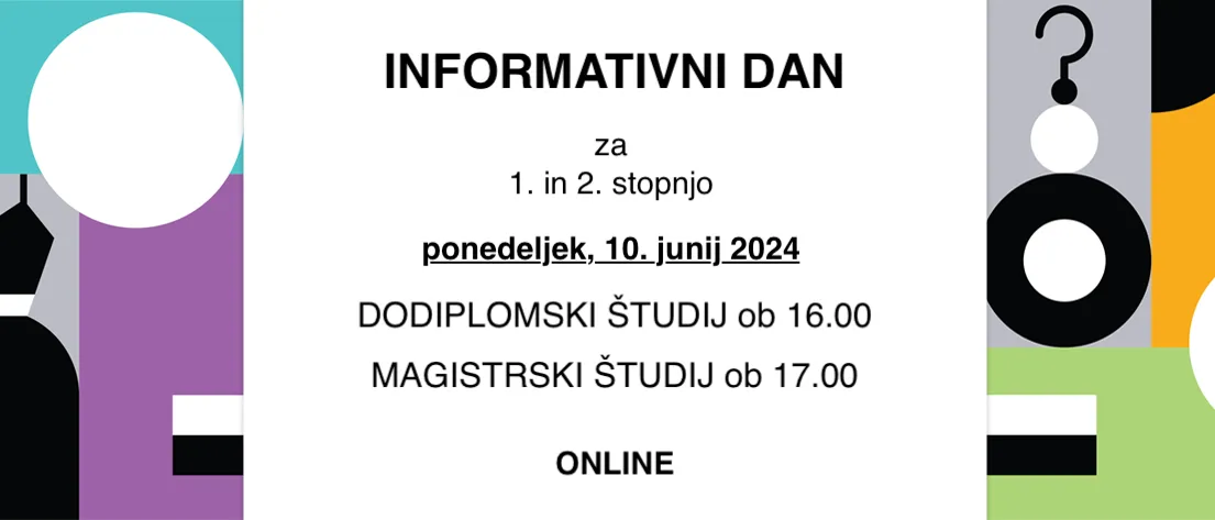 ONLINE INFORMATIVNI DAN: 1. in 2. stopnja
