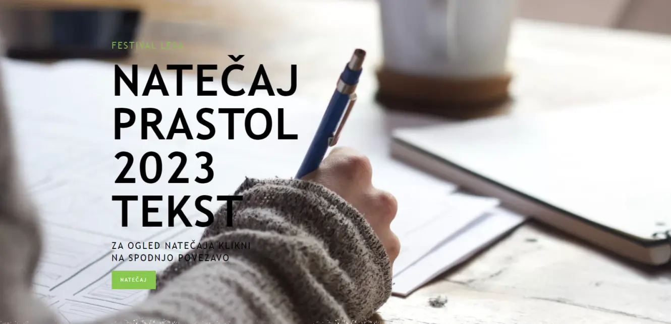 PRIJAVA NA NATEČAJ (PRA)STOL 2023