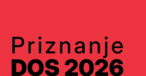 Prijavite projekte za priznanja DOS 2026! Oddaja možna do 16. oktobra!
